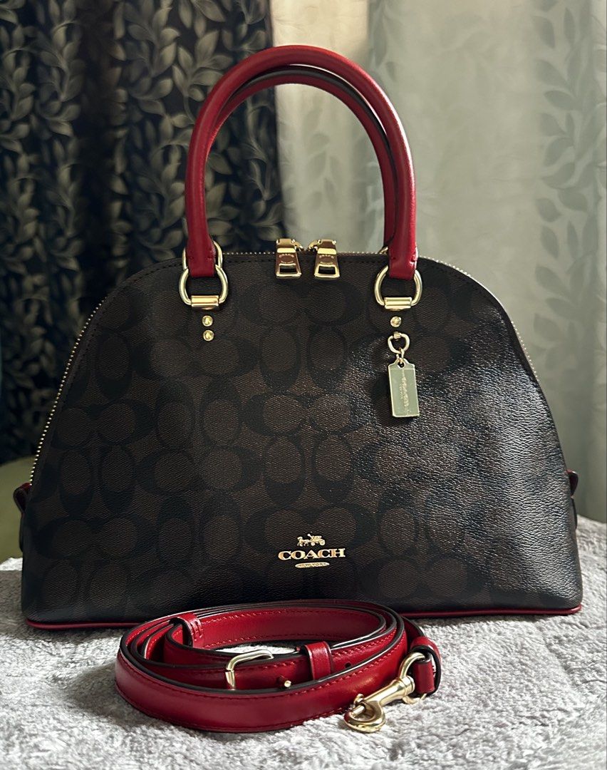 💯authentic Coach Katy Satchel Bag (Category: Cross-body Bags) located in Cavite. Submitted by chicfinds.slay (Listing ID 1469817235, Image 1). Description: ✨in pristine condition ✨w/tag carecard/receipt kept Bought in coach outlet store abroad ✨nastock lang sa closet ni mother its her bag She used it once thats it she wanted to declutter it coz its not her vibe ✨super pretty nito So chic ✨clean& sanitized no visible tarnish no hairlines on hardw