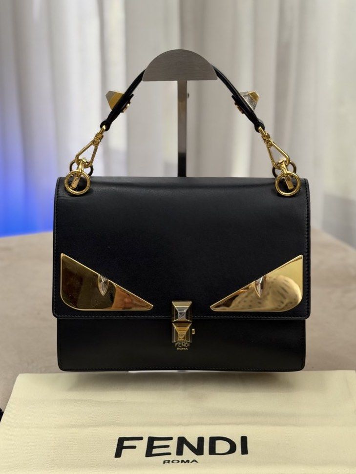 Authentic Fendi I Kan Monster Bag (Category: Luxury Bags & Wallets) located in Manila. Submitted by maria_2326 (Listing ID 1460785250, Image 1). Description: Fendi I Kan Monster Bag Guarantee Authentic With dust bag only Flaw: no long chain strap Location: Manila/QC.