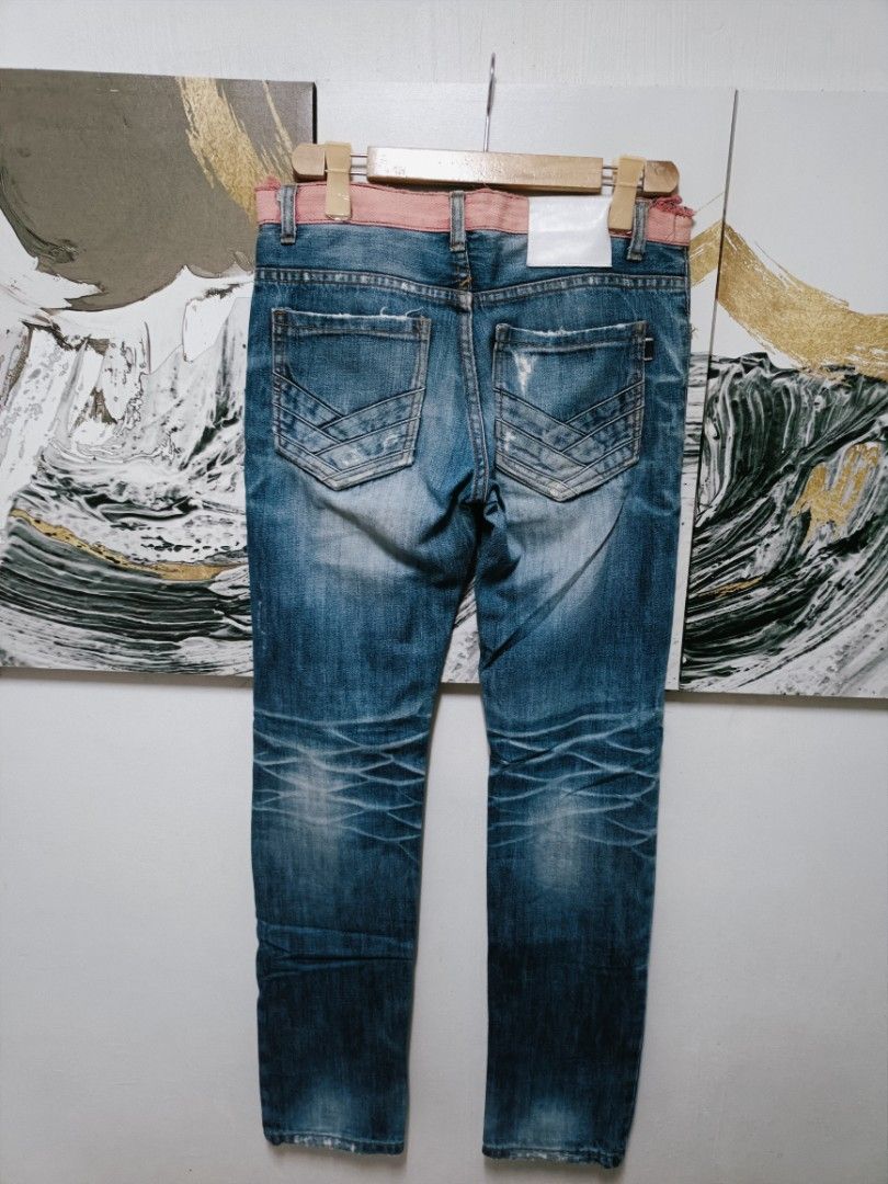 AUTHENTIC Japanese M★R Designed by maverick (Category: Jeans) located in Manila. Submitted by bvnnie (Listing ID 1469914527, Image 3). Description: AUTHENTIC Japanese M★R Designed by maverick Actual dimes using inches Waistline /Widht Lenght/haba Leg opening Asian fitting is Large Like new Condition Issue, 0 Message if you have any other quetion about sizing. I can do meet up Pampanga specially near my location and we do shipping nation wide I'm 