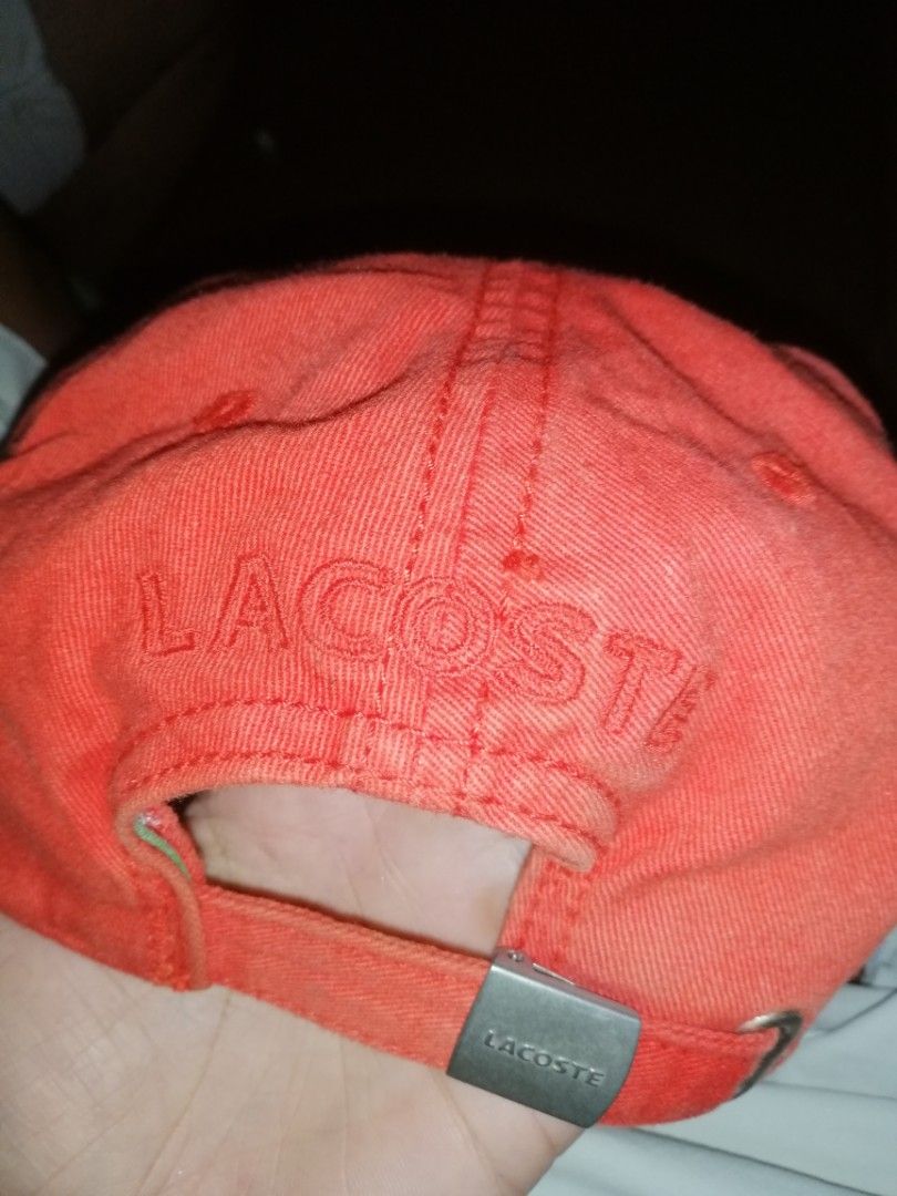 Authentic Lacoste Cap (Category: Caps & Hats) located in Manila. Submitted by justthriftright. (Listing ID 1469801619, Image 2). Description: excellent condition no issue need wash only.
