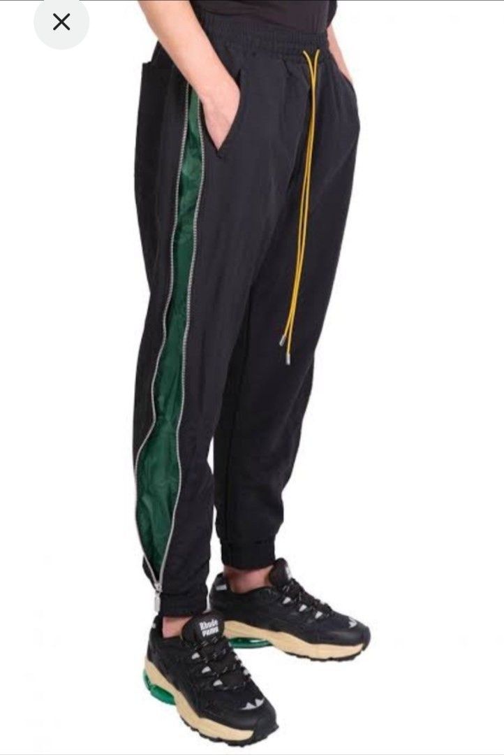 AUTHENTIC rhude side zip flight pant - Black | Garmentory (Category: Activewear) located in Manila. Submitted by bvnnie (Listing ID 1469766999, Image 2). Description: AUTHENTIC rhude side zip flight pant - Black | Garmentory Waistline/Widht 30 Can Stretch up to 37 Lenght:37.5 fittings is Large Excellent Condition Issue,0 Condition 10/10 Message if you have any other question about sizing. We do shipping nation wide I'm also open for video call so