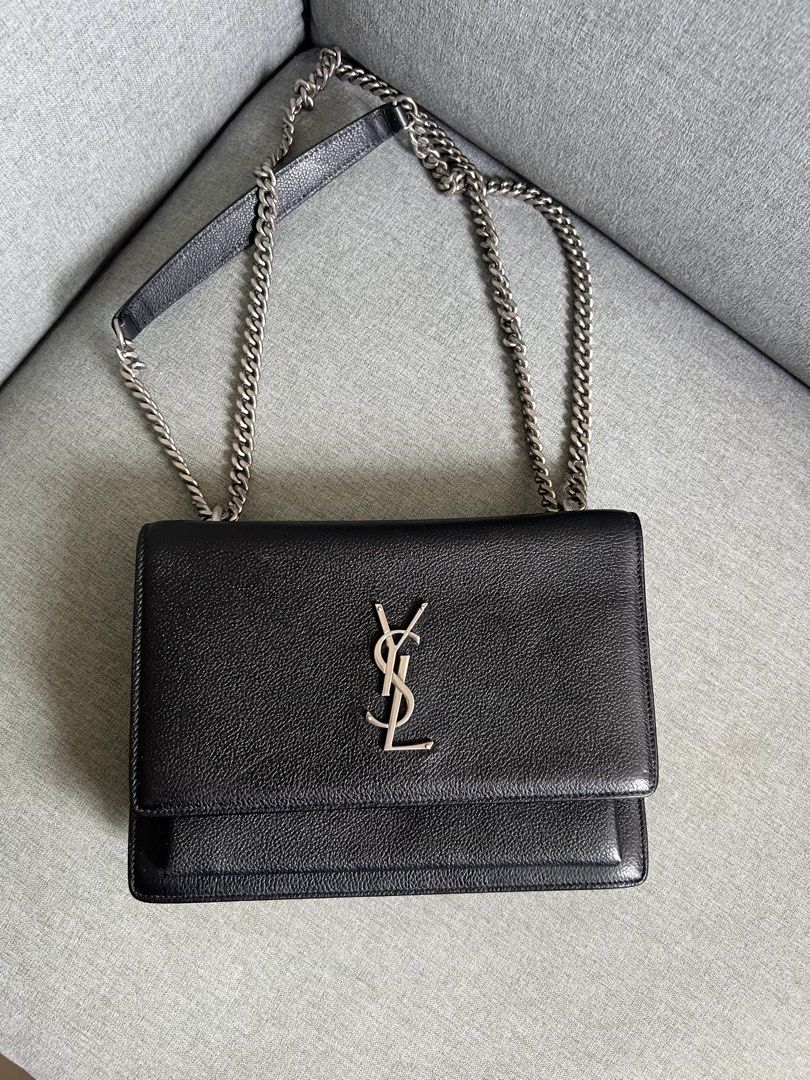 Authentic YSL Kate (Category: Luxury Bags & Wallets) located in Angeles City. Submitted by omgjenney10 (Listing ID 1469787567, Image 1). Description: Authentic No flaws Silver hardware Super nice PM for more details.