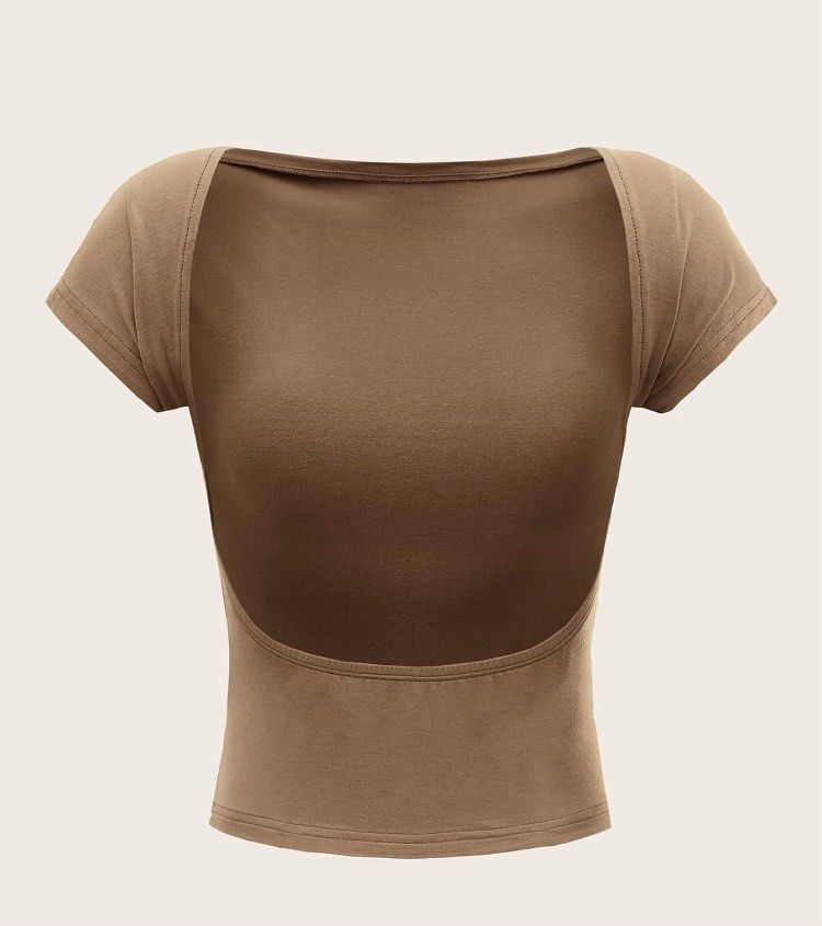 Backless Top (Category: Others Tops) located in Obando. Submitted by beabadobee__ (Listing ID 1469924783, Image 2). Description: Used once .
