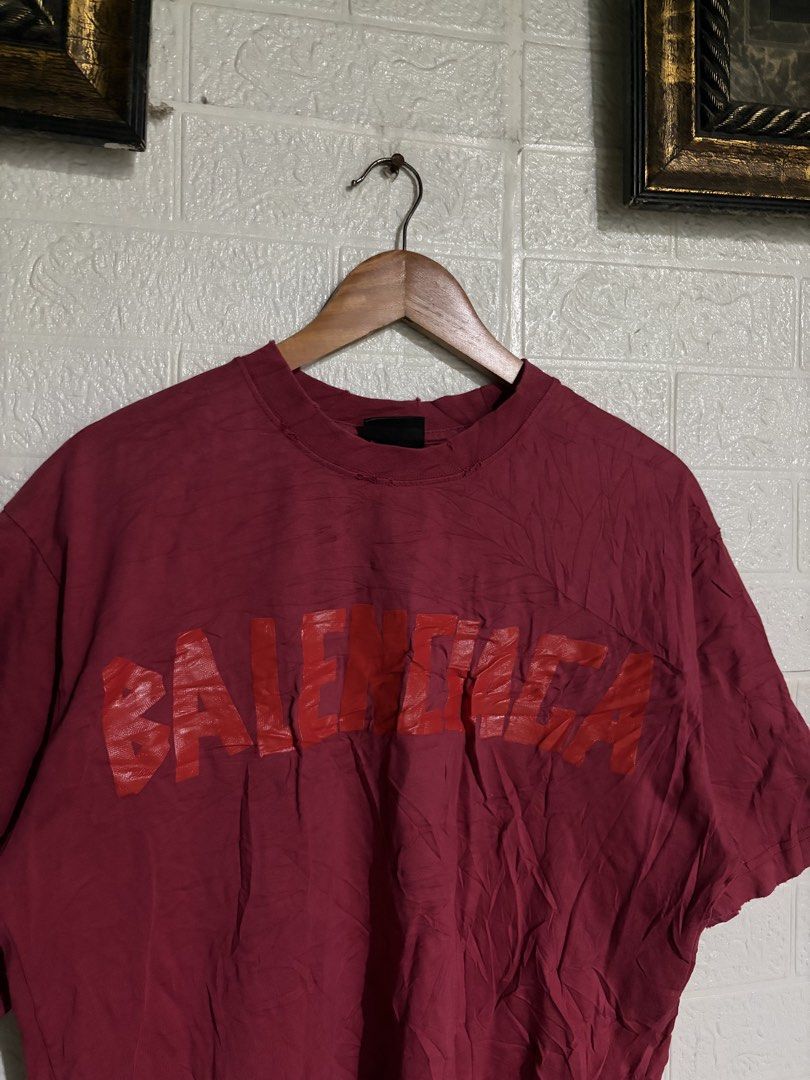 balenciaga distressed design (Category: Formal Shirts) located in Santa Rosa. Submitted by jeremydeas56388 (Listing ID 1469908226, Image 2). Description: size small on tag fit to medium to large no issue as new.