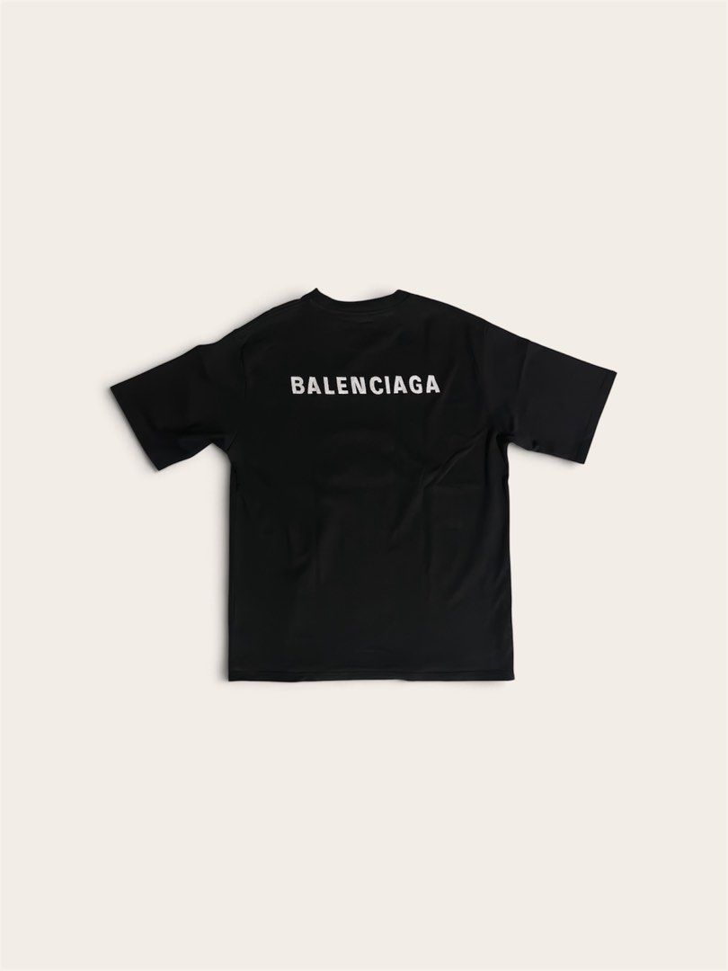 balenciaga shirt (Category: Tshirts & Polo Shirts ) located in Manila. Submitted by youngvill (Listing ID 1469789185, Image 2). Description: width: 22” length: 28.5” AUTHENTIC - Color: black - Condition: may bleached onti other than that wala na issue - Ideal for: Streetwear outfits.