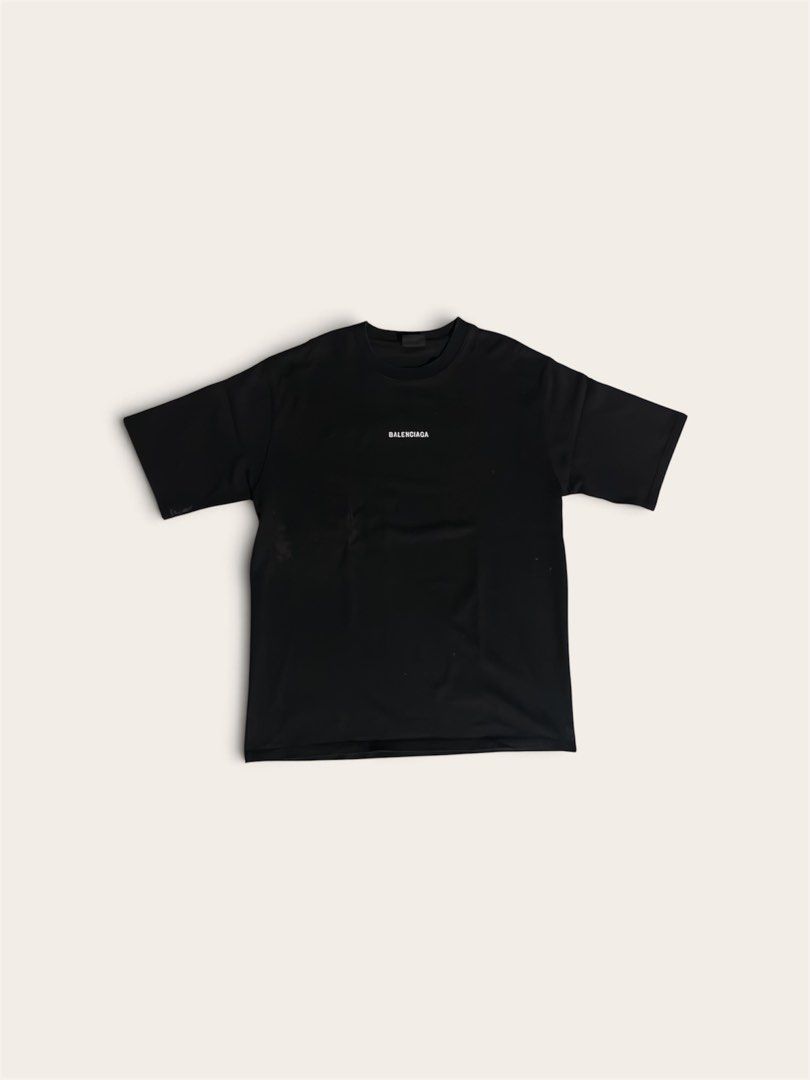 balenciaga shirt (Category: Tshirts & Polo Shirts ) located in Manila. Submitted by youngvill (Listing ID 1469789185, Image 1). Description: width: 22” length: 28.5” AUTHENTIC - Color: black - Condition: may bleached onti other than that wala na issue - Ideal for: Streetwear outfits.