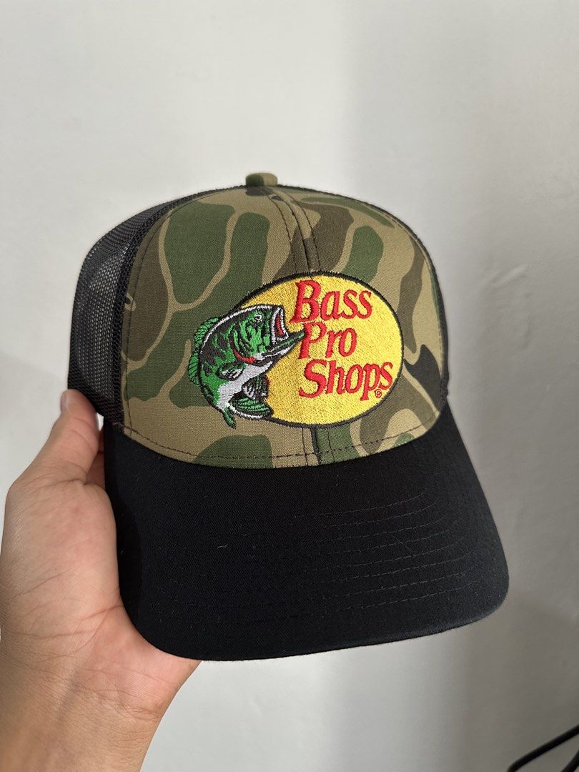 Bass Pro Shops Trucker Hat (Category: Caps & Hats) located in Quezon City. Submitted by crisfortyshop (Listing ID 1469912739, Image 3). Description: Authentic Bass Pro Shops Embroidered Trucker Caps 💯Legit Authentic Original 📥 Direct Message for more details -Lbc Jnt Lalamove .