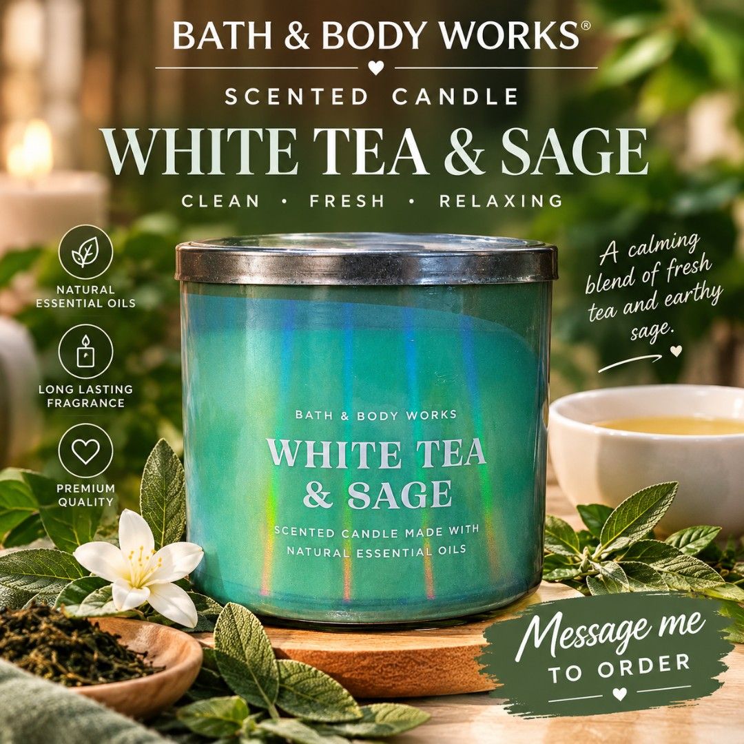 Bath & Body Works Scented Candle - Multiple Scents (Category: Home Fragrance) located in Quezon City. Submitted by cedie0503 (Listing ID 1469880492, Image 1). Description: 🕯️✨ BATH & BODY WORKS 3-WICK SCENTED CANDLE ✨🕯️ 🎁 ₱1,050 ONLY! Make every moment extra special with the wonderful scents of Bath & Body Works! Perfect for your home, relaxation time, or as a thoughtful gift for someone special. 💝 ✨ WHAT'S INCLUDED? ✔️ Original Bath & Body W