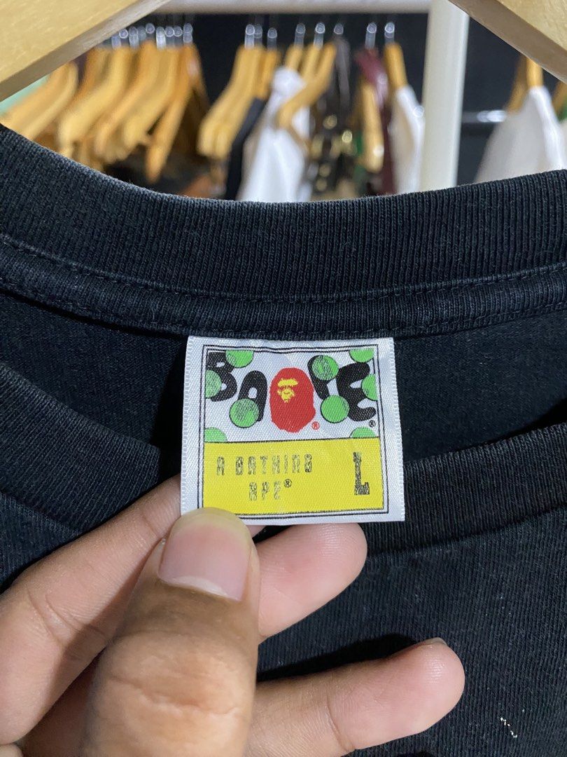 Bathing Ape Munhunt Forest (Category: Tshirts & Polo Shirts ) located in Munoz. Submitted by brazziwardrobe (Listing ID 1469906166, Image 3). Description: Length:28 inches Width: 20.5 inches Excellent Condition Color rate:9.8/10 Negotiable Dm to purchase 💌 📍Nueva Ecija.