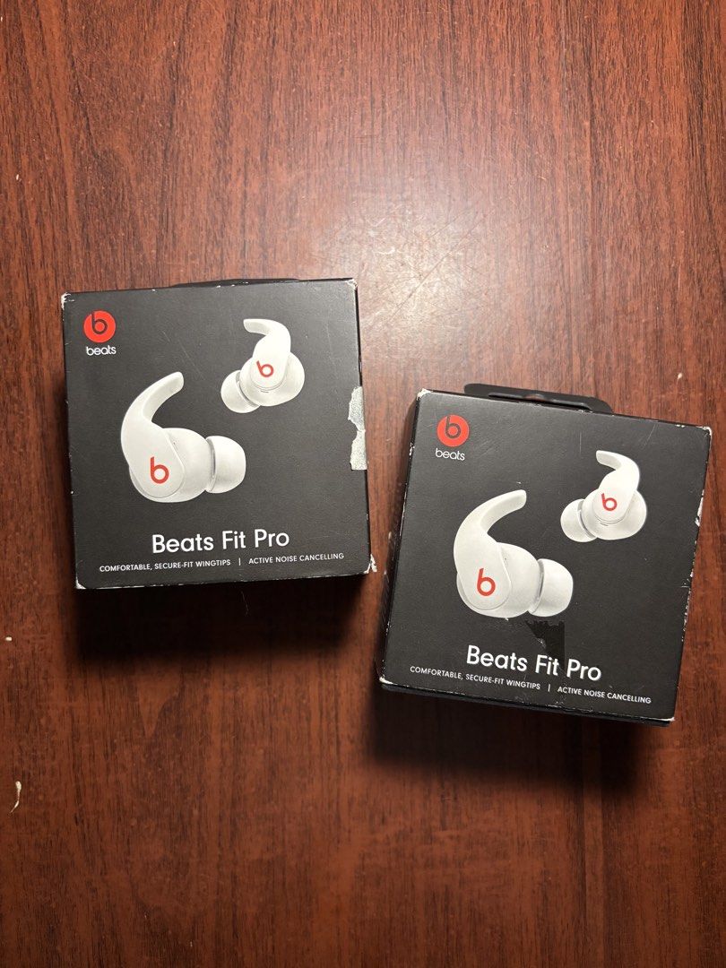 Beats Fit Pro (Authentic) Brand New Condition (Category: Earphones) located in Rizal. Submitted by cosmicbear.a7de05 (Listing ID 1469807466, Image 3). Description: For Sale❗️ Beats Fit Pro Good for workouts because of its secure wingtips. Hindi basta basta nalalaglag sa tenga. Old stock recently opened for testing. Opened and used for testing only. Solid sound 👌 With Transparency mode and Active Noise Cancelling (ANC) 🎧 Rated IPX4 sweat and wat