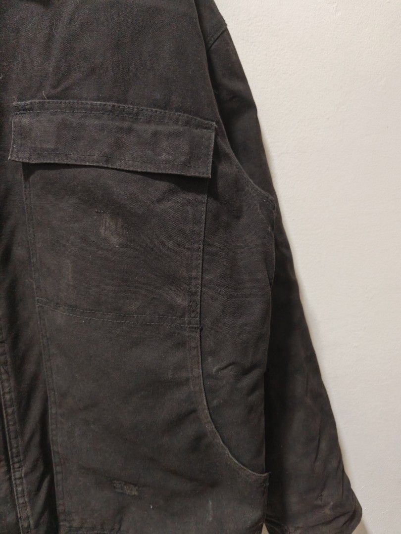 Berne Workwear Artic Jacket (Category: Coats, Jackets and Outerwear) located in Manila. Submitted by aristothrift (Listing ID 1469804285, Image 3). Description: (Workwear Condition) Carhartt Alternative Issue: Missing tag and patch, sun fade, ribbings, scratch Dimes: 24x29 Location: Antipolo Mode of payment: Gcash/BPI Shipping: Lalamove/J&T.