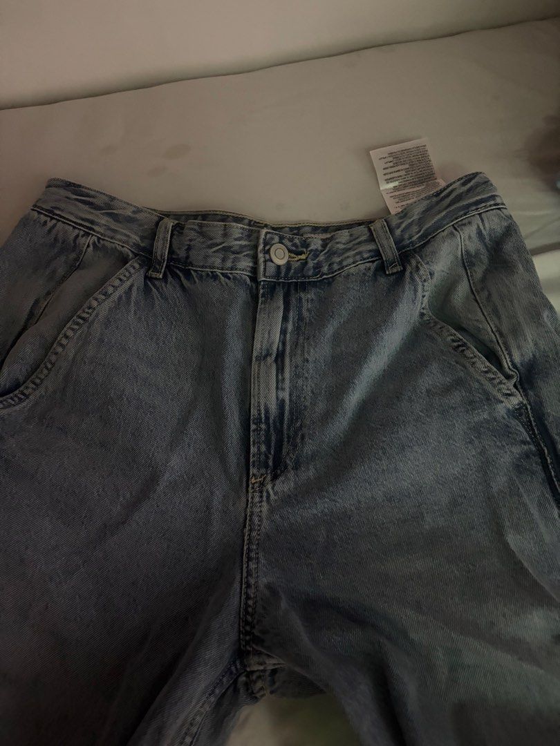 Bershka Barrel Jeans (Category: Jeans) located in Manila. Submitted by risksses (Listing ID 1469866239, Image 1). Description: Eu 38 Men’s jeans Never used Bought fr bershka online.