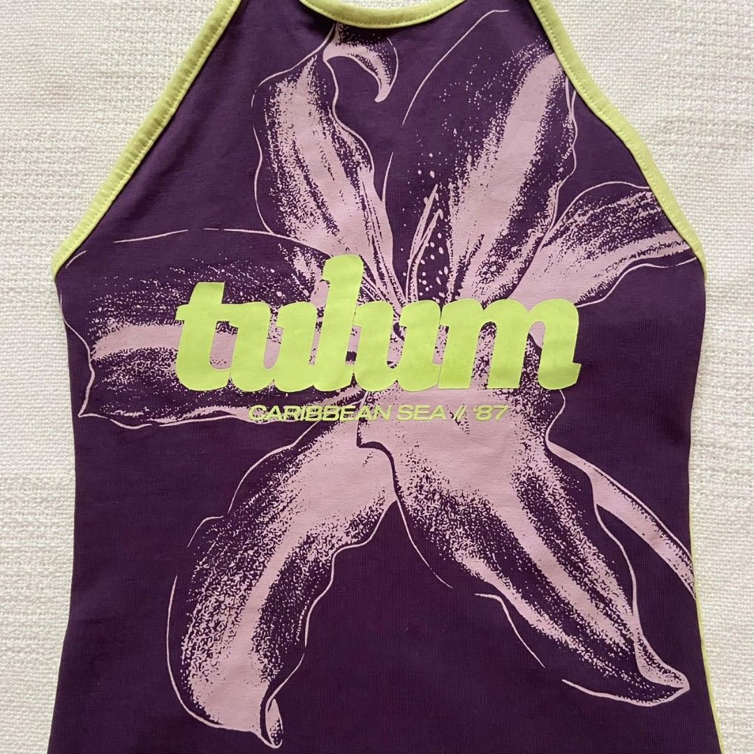 Bershka summer lily halter top (Category: Sleeveless) located in Rizal. Submitted by urkoala (Listing ID 1469883089, Image 2). Description: fits xs to s.