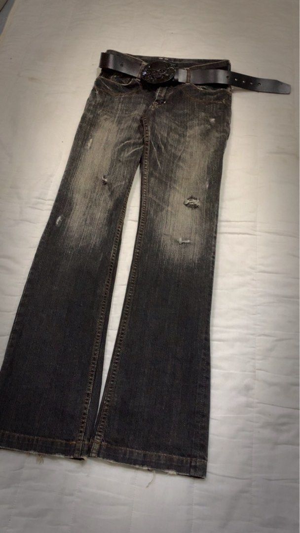 Bigjohn jp (Category: Jeans) located in Aloran. Submitted by cowskin_927 (Listing ID 1469905974, Image 3). Description: Big john Waist 30 Length 43 Hem 8 Rise 9.5.