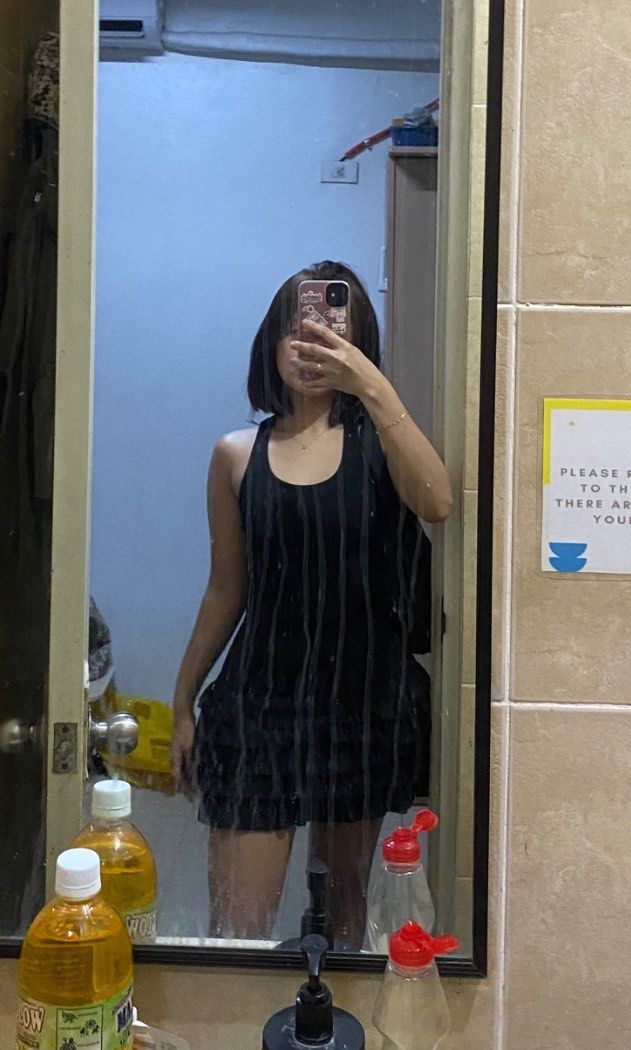 black dress (ballet-style) (Category: Dresses) located in Mandaluyong City. Submitted by rainiiah (Listing ID 1469838875, Image 2). Description: size xs/s good as new (twice used) no issue.