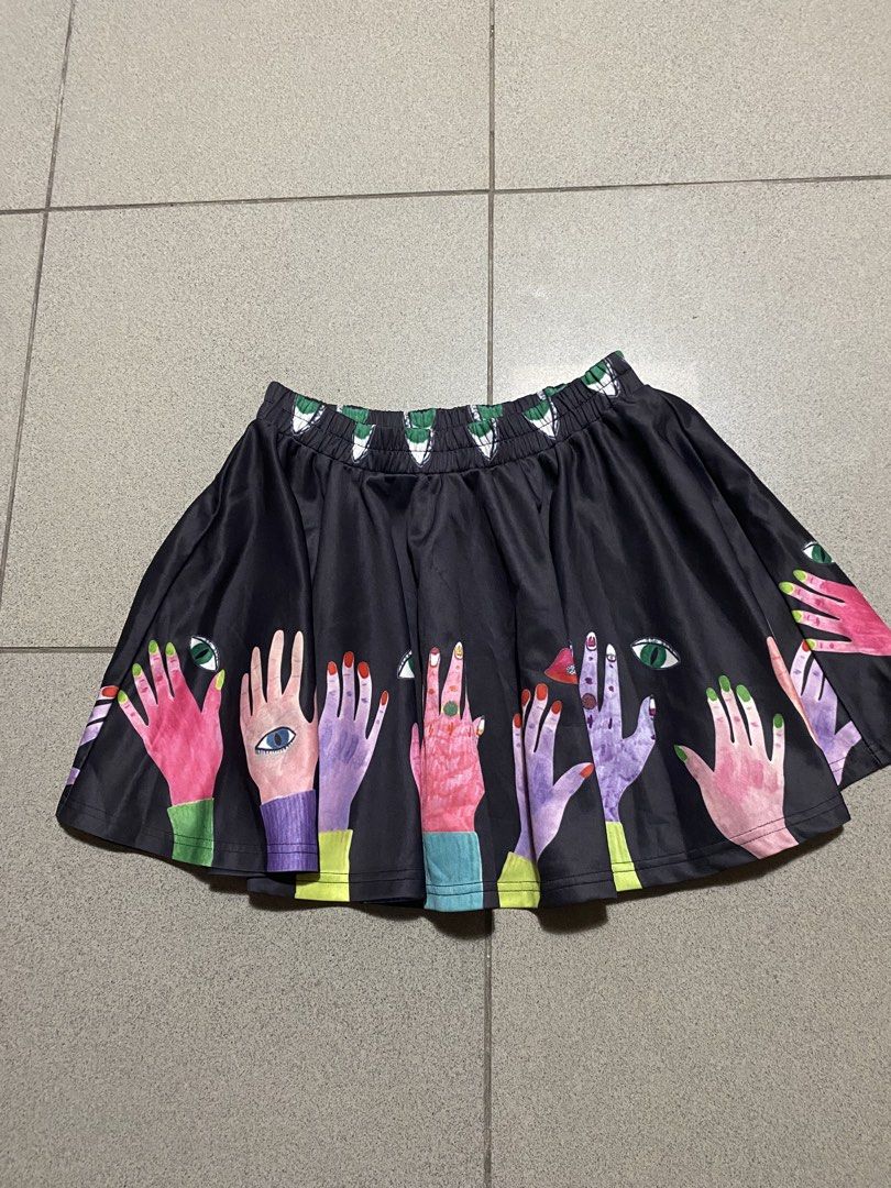 Black w design skirt othermix (Category: Skirts) located in Dagupan City. Submitted by maryennie (Listing ID 1469922593, Image 2). Description: large on tag can fit to med.