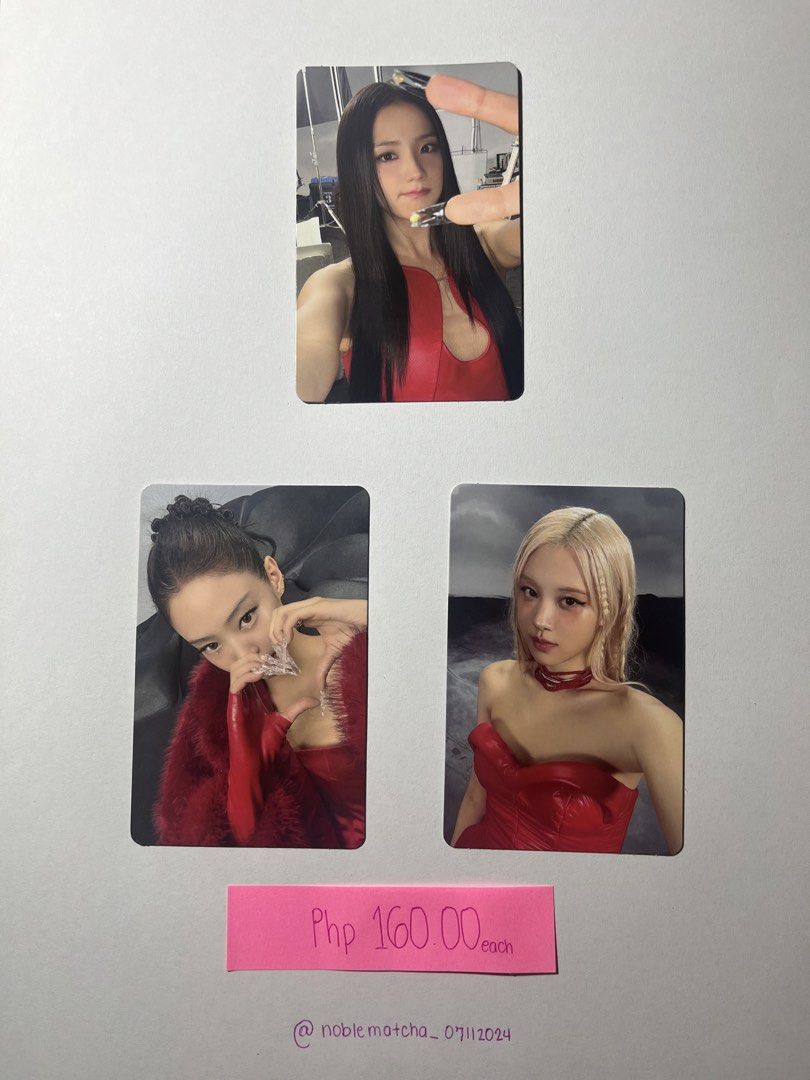 BLACKPINK DEADLINE PHOTOCARD (Category: Looking For) located in Iloilo. Submitted by noblematcha_07112024 (Listing ID 1469904214, Image 1). Description: Good condition Prio payo / 7 days dop w/ ndrp Dm for info.