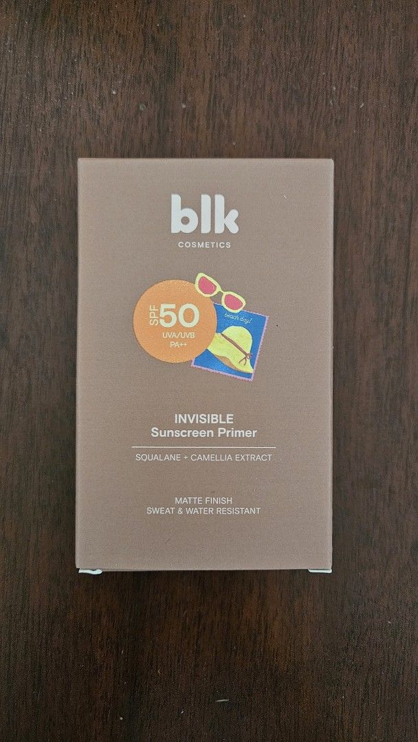 blk cosmetics invisible sunscreen primer spf 50 (Category: Face Care) located in Pasig City. Submitted by samjavxx (Listing ID 1469873110, Image 1). Description: Brand new, unopened :) SRP 799 RFS: bought extra Buyer to shoulder delivery via grab/lalamove. Pick up point in Ortigas area, Pasig - Brand: blk cosmetics - Product: Invisible Sunscreen Primer - Size: 40ml (comes in original box) - Sun Protection: SPF 50 UVA/UVB PA++ - Finish: Matte, no 