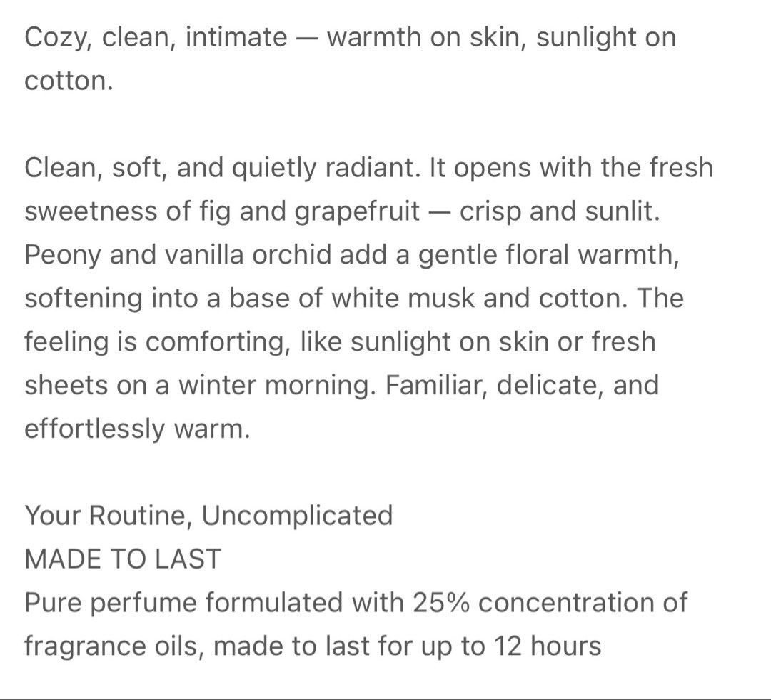 blk Lazy Mornings Eau De Parfum 50ml (Category: Fragrance & Deodorants) located in Cavite. Submitted by the.reses (Listing ID 1469894458, Image 3). Description: Clean, soft linen scent. Super fresh If you like smelling like bagong ligo johnsons baby powder, cottony then this is for you. Only got 6 sprays out of this and it’s got a mist spray so that’s really not much i so wanted to like and keep this but my people said di siya bagay sakin lol as 