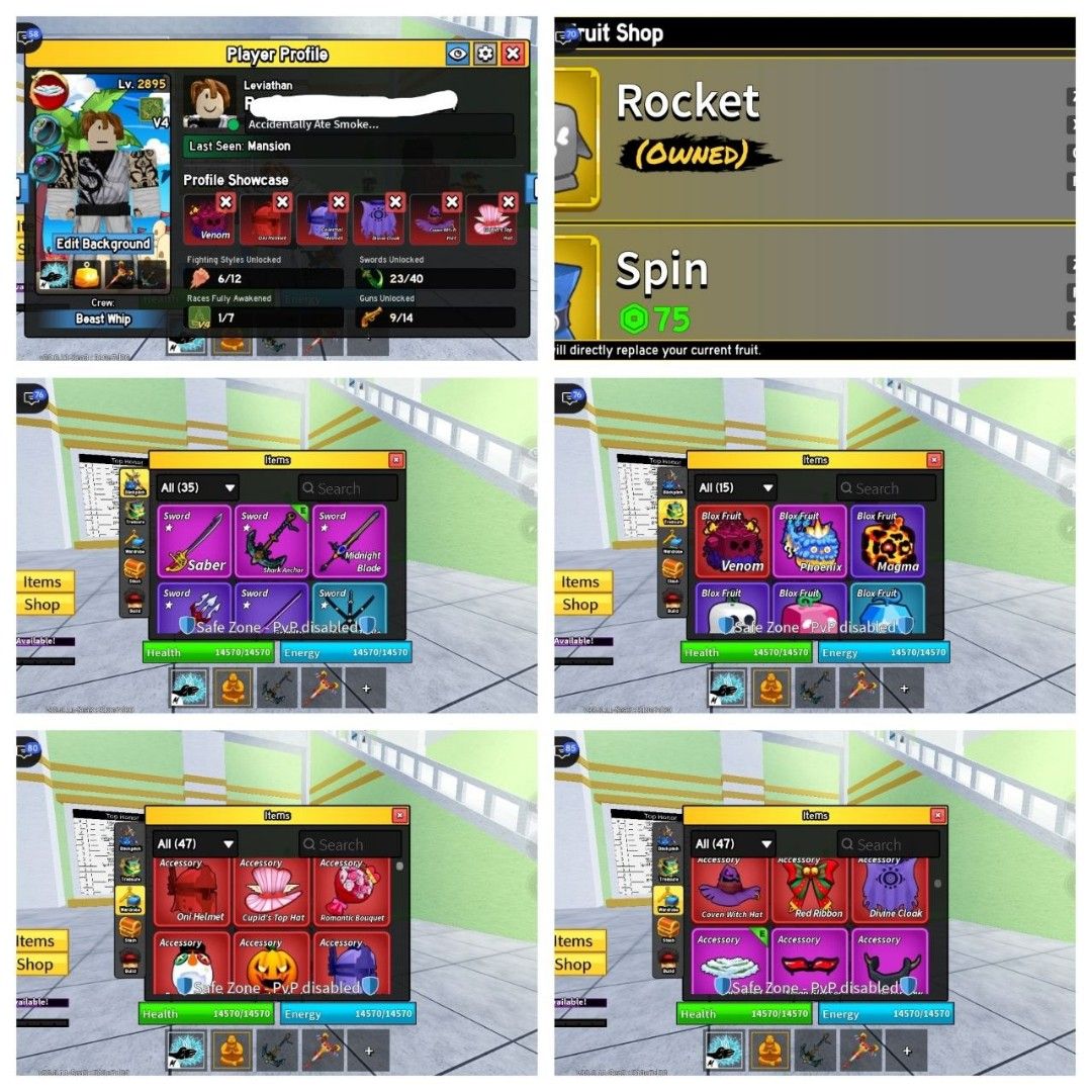 Blox Fruit + Other Games, Video Gaming, Gaming Accessories, In-Game ...