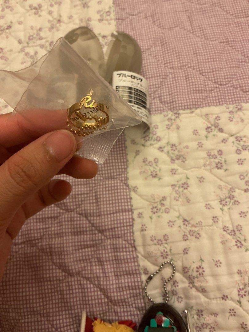 Blue Lock Rin Itoshi Name Ring Charm (Category: Character Goods) located in Quezon City. Submitted by koreii (Listing ID 1469910541, Image 1). Description: .