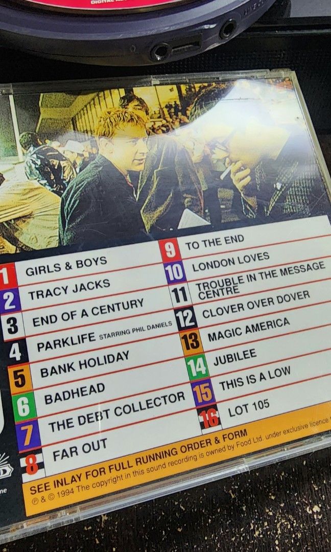 Blur - Parklife (Category: CDs & DVDs) located in Paranaque City. Submitted by storagemnl (Listing ID 1469827997, Image 2). Description: Blur - Parklife PHP 500 + SF #StorageMNL.
