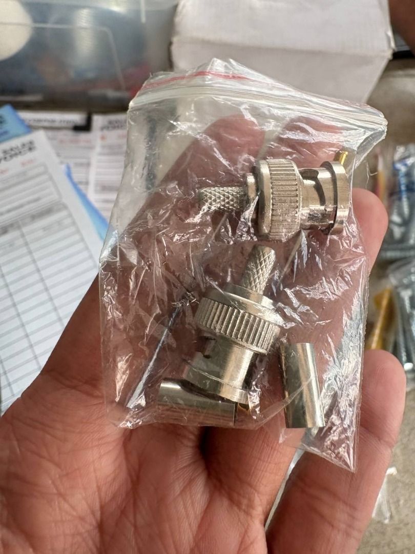 BNC Plug Connector Specs: Crimp type (Category: Everything Else Others) located in Manila. Submitted by 09171479278_elsie. (Listing ID 1469775656, Image 3). Description: BNC Plug Connector Specs: Crimp type.