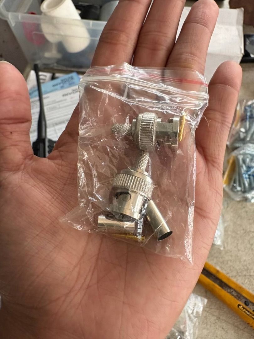 BNC Plug Connector Specs: Crimp type (Category: Everything Else Others) located in Manila. Submitted by 09171479278_elsie. (Listing ID 1469775656, Image 1). Description: BNC Plug Connector Specs: Crimp type.