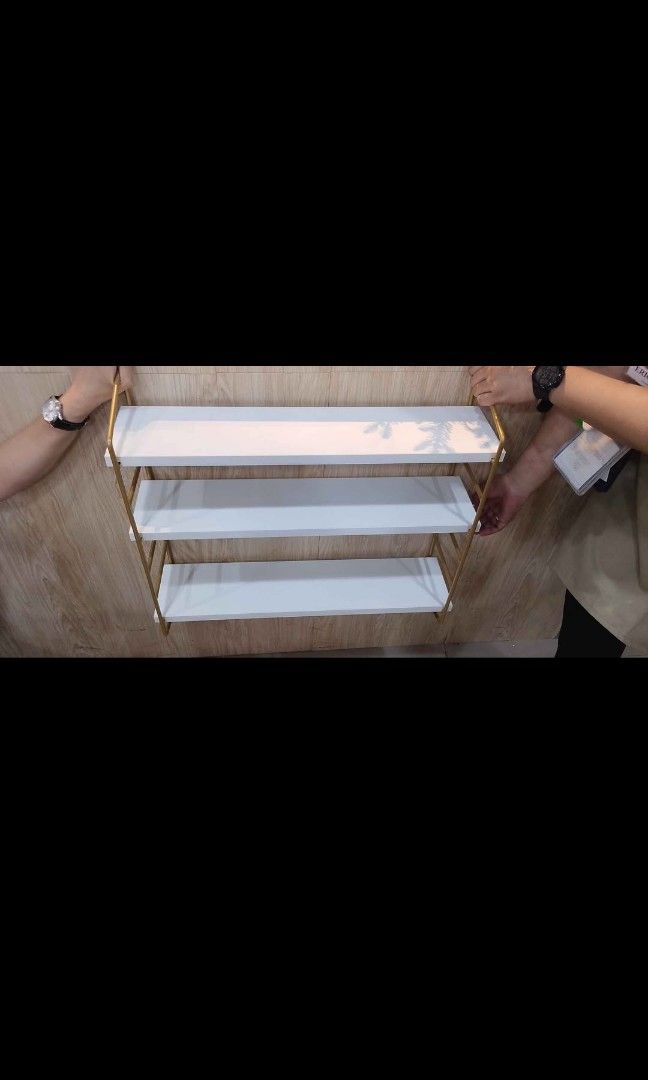 BOLUO 3-Tier Mounted Floating Wall Shelf (Category: Wall Decor) located in Valenzuela. Submitted by justgorjas (Listing ID 1469875992, Image 3). Description: MALL PULL-OUT SALE! ‼️ 🔥 ORIGINAL PRICE: ₱2,299 💥 SALE PRICE: 650 ONLY! 🤯.