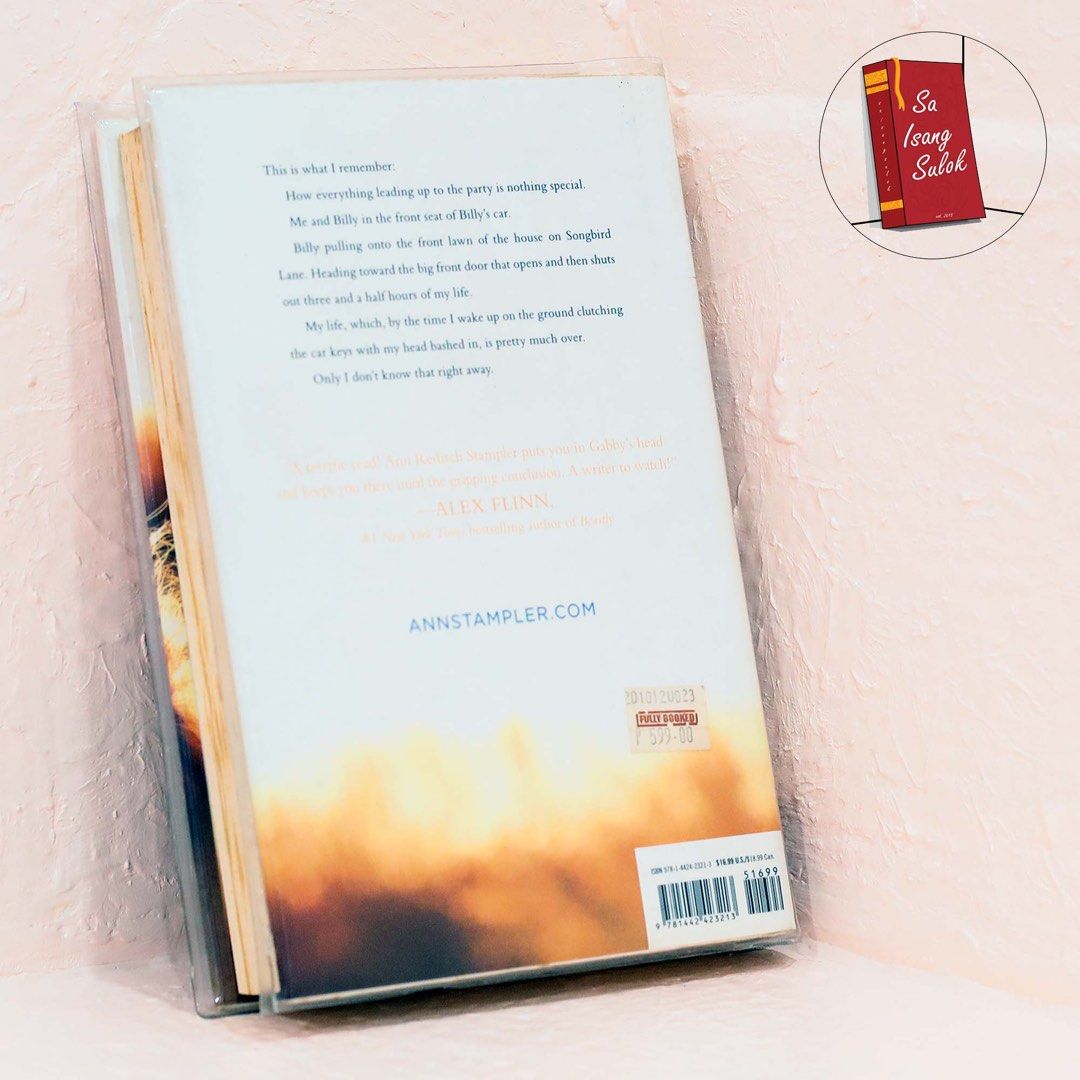 [BOOK] Where It Began by Ann Redisch Stampler (Category: Storybooks) located in Taguig. Submitted by saisangsulok (Listing ID 1469869075, Image 2). Description: Where It Began by Ann Redisch Stampler 250 php Specifications: - secondhand - hardbound - with heat-sealed plastic cover - with foxing and tanning pages Other Info: 🛒 done reading, decluttering 📍Venice Grand Canal Mall, Mckinley Hill, Taguig (could also meet-up in BGC or Ortigas area de