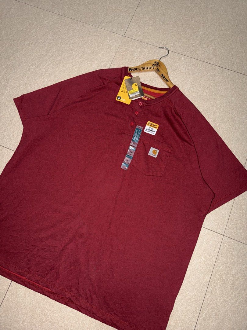 BRAND NEW CARHARTT FORCE TSHIRT BIG SIZE (Category: Activewear) located in Manila. Submitted by triptothrift7 (Listing ID 1469793362, Image 2). Description: message if you are interested! for fast transaction BRAND NEW CARHARTT FORCE TSHIRT BIG SIZE for only 1300 size 3XL on tag width 29-30 x 33 length as new condition no issue excellent condition color rate 9/10 mode of payment gcash or bank transfer location Biñan laguna.