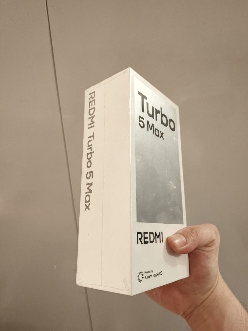 BRAND NEW REDMI TURBO 5 MAX (Category: Xiaomi) located in Manila. Submitted by sean_paul (Listing ID 1469905636, Image 1). Description: FOR SALE: Brand New Sealed Redmi Turbo 5 Max 5G (12GB RAM / 256GB Storage) Price: P 23,000 📍 Location: BGC or Pasay.. 💬 Meetup NCR area / Pickup Battery: 9000mAh Chipset: 9500s MediaTek Last One ito.