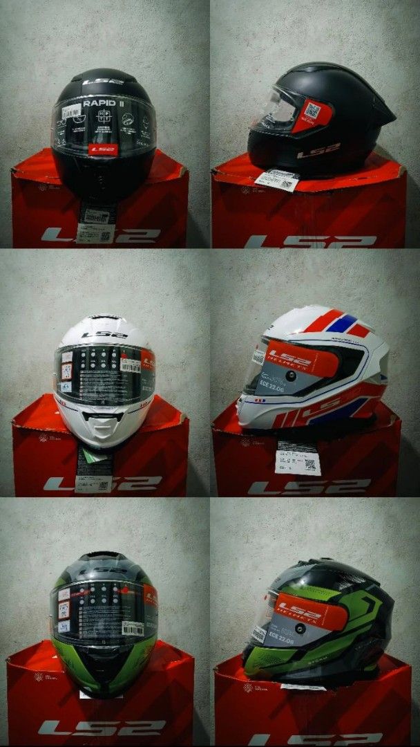 (BRANDNEW)LS2 HELMET RAPID II & STORM II (Category: Caps & Hats) located in Manila. Submitted by itchuboysean (Listing ID 1469906552, Image 1). Description: ORIGINAL LS2 HELMETS – BELOW SRP! ​Selling brand new / fresh LS2 full-face helmets well below retail price! Great value, quality protection, and stylish finishes. ​📌 Available Models & Sizes: ​LS2 RAPID II – Matte Black (Size XL) | ₱3,300 ​LS2 STORM II – Fist (Size L) | ₱3,300 ​LS2 STORM II 