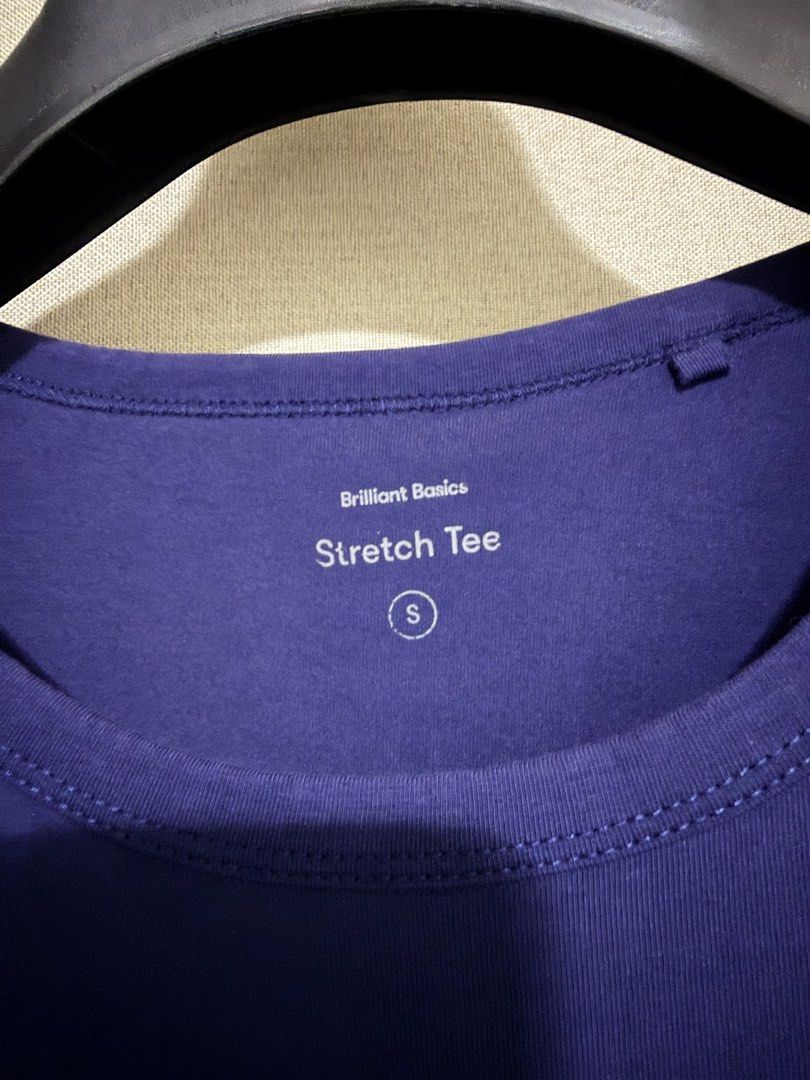 Brilliant Basics Stretch Tee Blue Size S (Category: Shirts) located in Cavite. Submitted by mgd.blessed (Listing ID 1469903167, Image 2). Description: - Brand: Brilliant Basics - Size: Small - Color: Rich blue - Material: Comfortable stretch fabric - Design: Classic short sleeve, solid color (no graphics) - Style: Versatile basic piece, perfect for pairing with jeans or skirts.