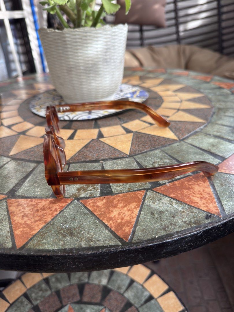 Brown acetate frame (Category: Sunglasses & Eyewear) located in Makati City. Submitted by ice44sale (Listing ID 1469855065, Image 3). Description: 48-25-145 Bought brand new just tried on then stocked .