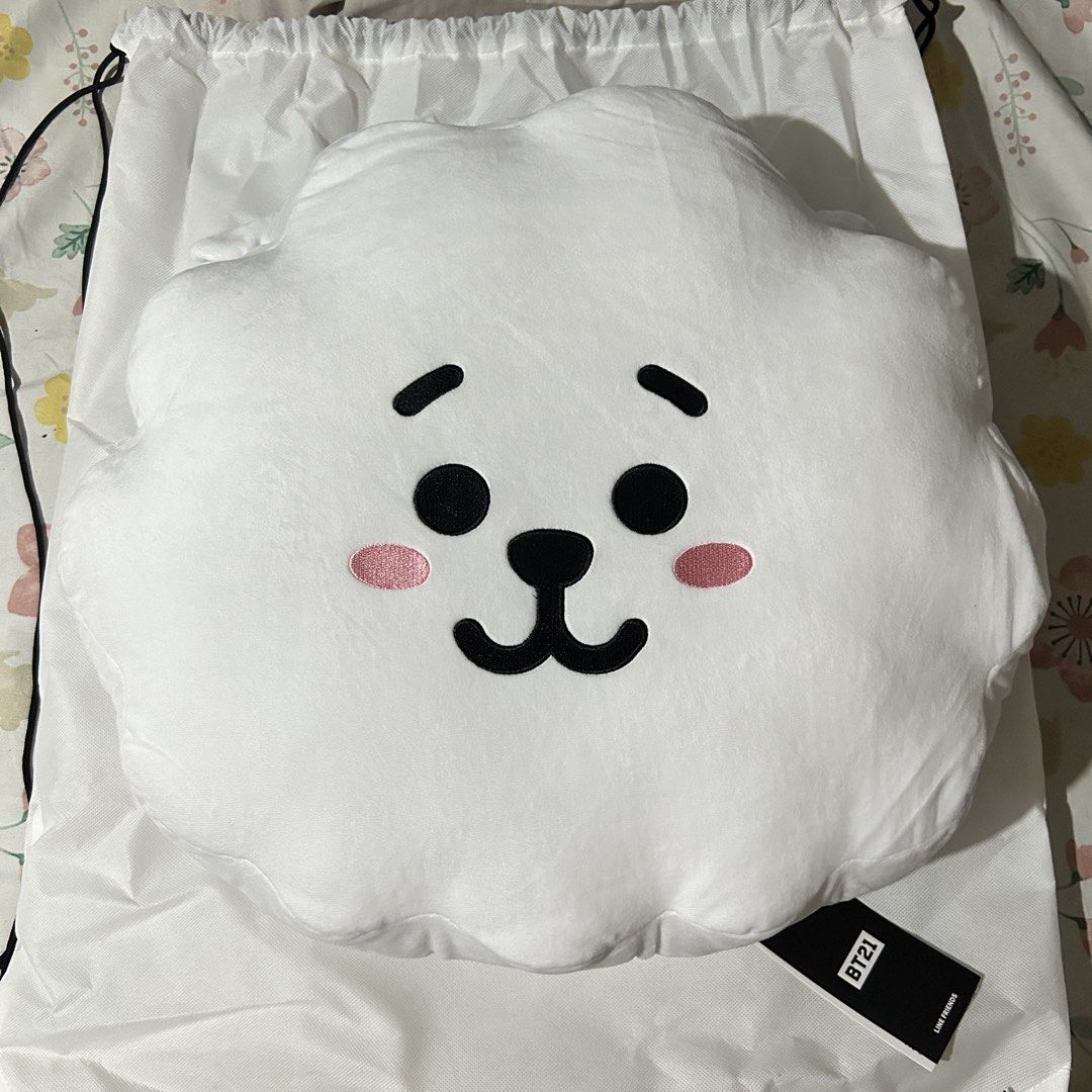 BT21 42cm Cushion - RJ (Category: K-Wave Merchandise) located in Antipolo. Submitted by smqp_ (Listing ID 1469851274, Image 2). Description: On-hand ready to ship. Official. Authentic. From Line Friends Korea. With Tag and Dust Bag..