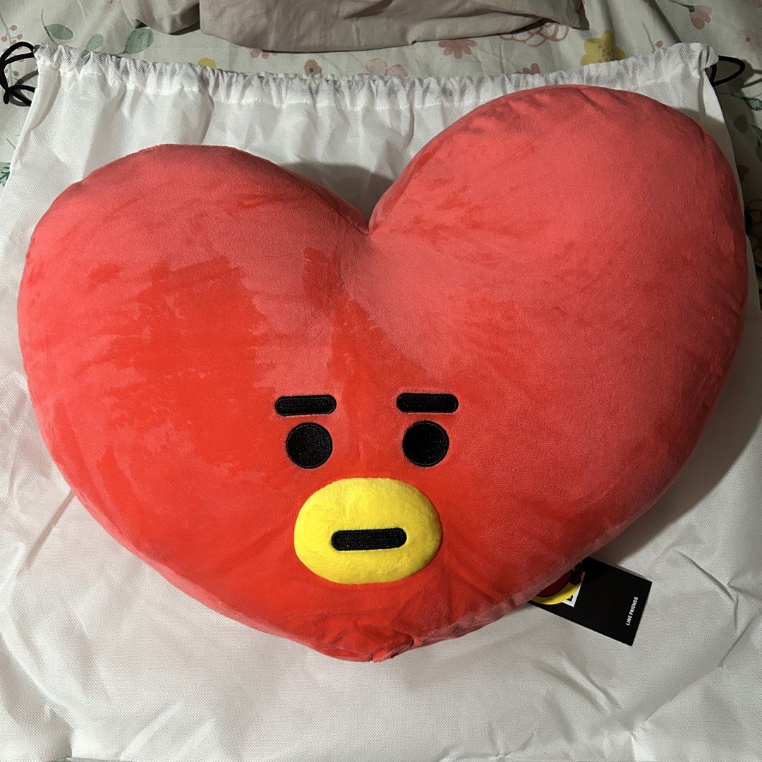 BT21 42cm Cushion - Tata (Category: K-Wave Merchandise) located in Antipolo. Submitted by smqp_ (Listing ID 1469851701, Image 2). Description: On-hand ready to ship. Official. Authentic. From Line Friends Korea. With Tag and Dust Bag..