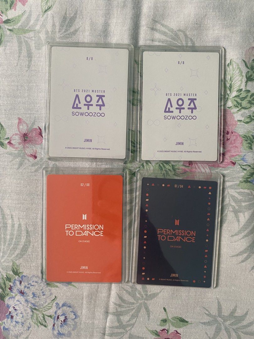 BTS Jimin Mini PC Set (Category: K-Wave Merchandise) located in Muntinlupa City. Submitted by glossrunch (Listing ID 1469836359, Image 2). Description: P350 + lsf *all stored in sleeves and binder *actual photos posted rfs: decluttering GCash/BPI J&T sched Fri-Sat 8am to 11am 🏷️ bts rm jin suga jhope jimin v jungkook arirang pc swz ptd .