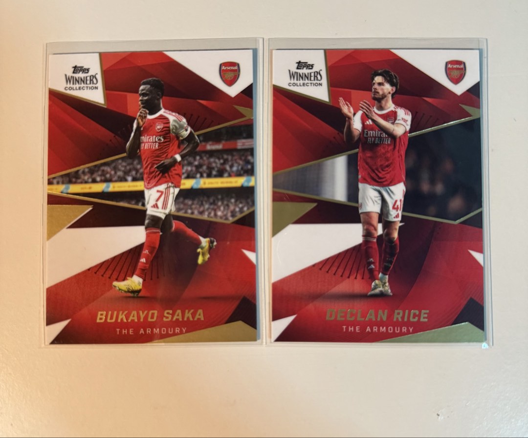 Bukayo Saka, Declan Rice, Toys & Collectibles, Trading Cards, Raw ...