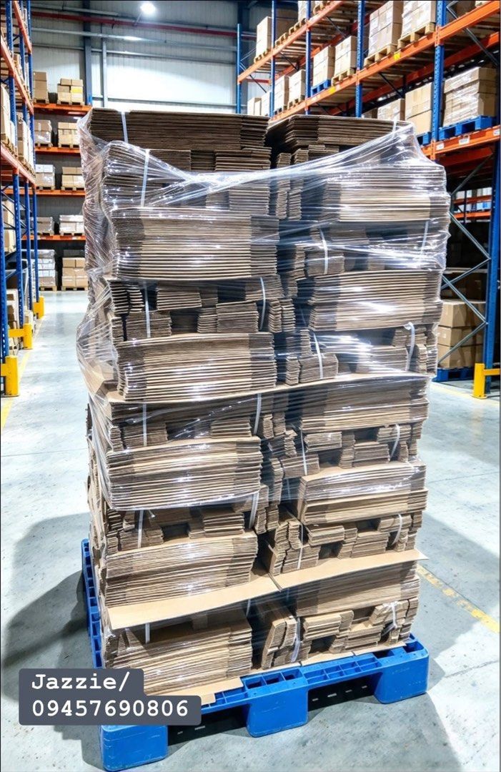 Bulk Cardboard Boxes and Packaging Tape Supplier (Category: Looking For) located in Manila. Submitted by quickbird-d79056 (Listing ID 1469781379, Image 3). Description: Our ADVANTAGES: 💢DIRECT Manufacturer/Supplier 💢ISO 9001:2015 Compliant (Quality Management System) 💢HALAL Certified 💢INNOVATIVE Machineries and Equipment 💯 High QUALITY Products and Services @ Low Prices ALWAYS We OFFER: 💢Corrugated board sheeted/boxes (RSC & Die- cutted)/si