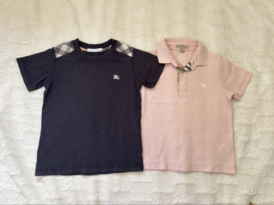 BURB POLO & SHIRT (Category: Babies & Kids Fashion) located in San Pablo. Submitted by majhoii (Listing ID 1469807939, Image 1). Description: LUX BRAND BURB 4Y EUC/LN POLO WITH MINIMAL ISSUE BUT STILL POGIIII MADE IN PERU TAKE BOTH FOR 499 only + 50sf around luzon.