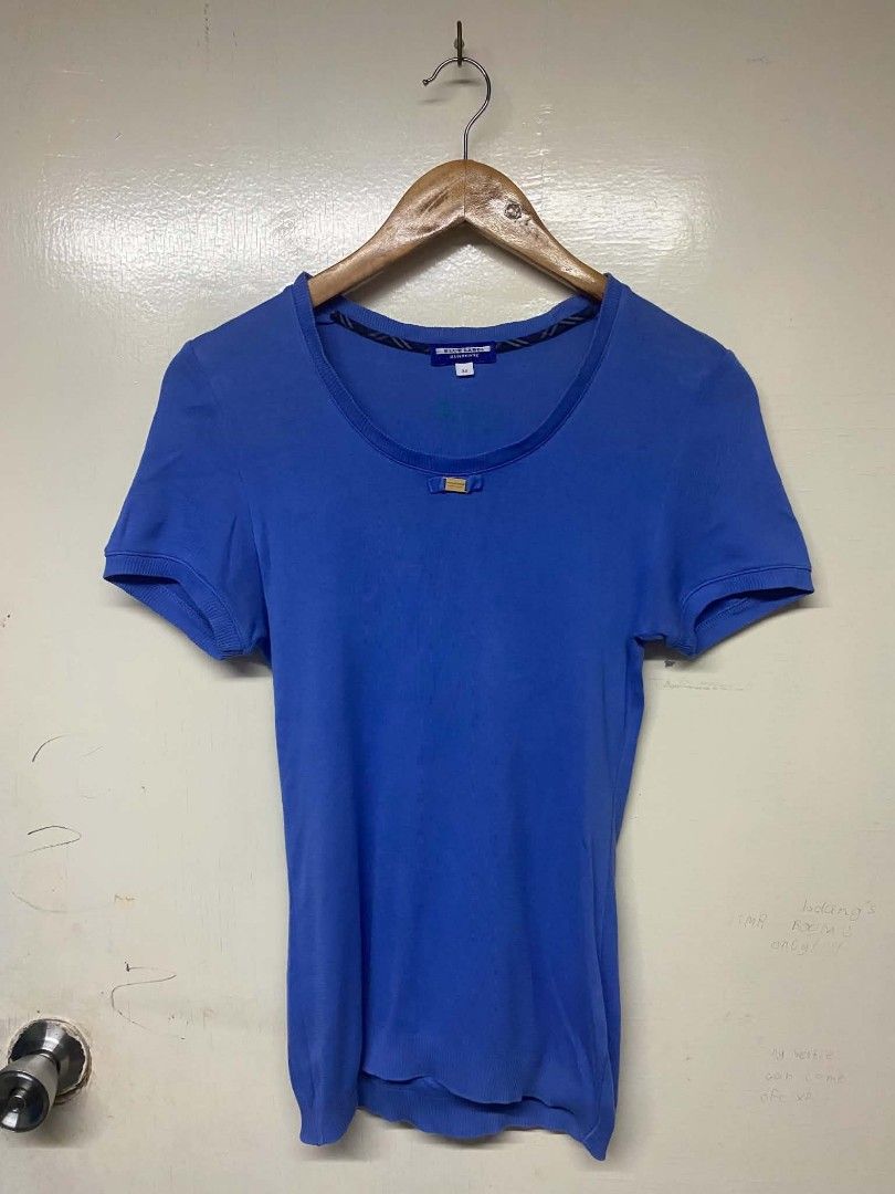 Burberry blue label top (Category: Others Tops) located in Pasig City. Submitted by jstnisidor81288 (Listing ID 1469893844, Image 1). Description: Size 38 on tag S-M best fit.