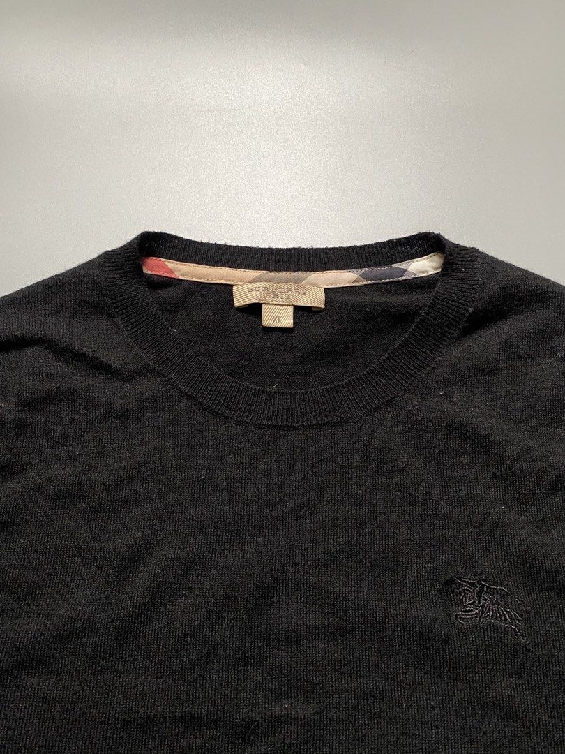 Burberry Cashmere longsleeve black (Category: Luxury Apparel) located in Cebu City. Submitted by dfindss. (Listing ID 1469846598, Image 2). Description: Details on each images Issue removable lints.