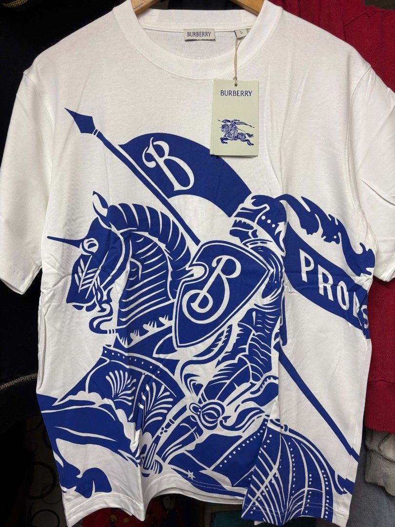 BURBVERY BIG LOGO NEW RELEASE (Category: Luxury Apparel) located in Navotas City. Submitted by DalVintage (Listing ID 1469930501, Image 2). Description: Burberry t shirt brand new from surplus with tags without packing authenticity not gurantee.