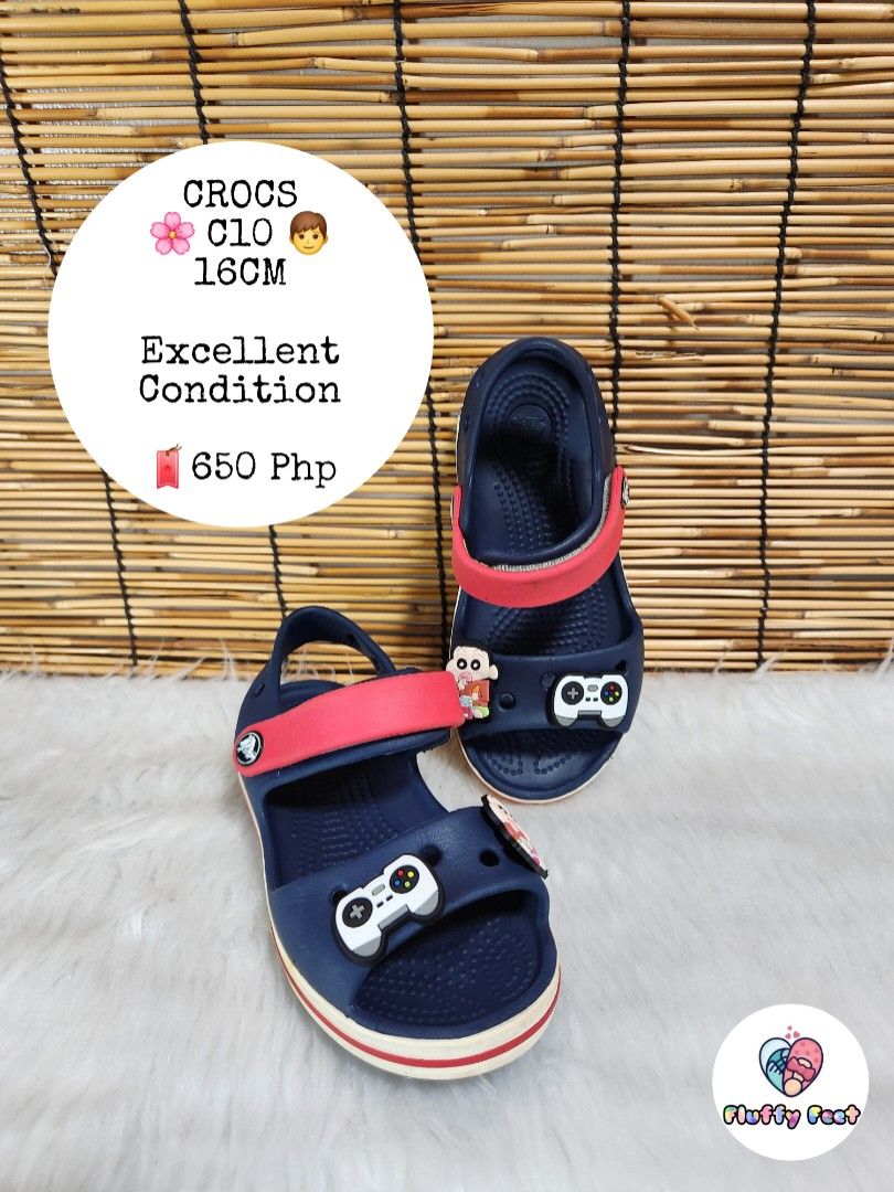 C10- Preloved Original Crocs for kids (Category: Babies & Kids Fashion) located in Navotas City. Submitted by FluffyFeet (Listing ID 1469866877, Image 1). Description: NEW ARRIVAL❗️ This is a PRELOVED ORIGINAL CROCS FOR KIDS‼️ Please managed your expectations ❤️ 📌 Strictly MINE NOW, PAY NOW ONLY❗️ (Unless suki na po na maayos kausap at iwas cancellation) 📌 You may ask for other photos before placing order/s STRICTLY NO RETURN, NO EXCHANGE UNLES