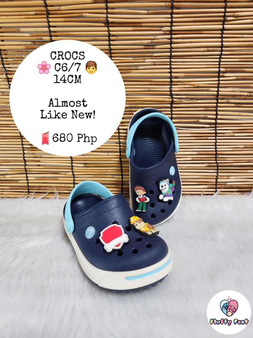 C6/7- Preloved Original Crocs for kids (Category: Babies & Kids Fashion) located in Navotas City. Submitted by FluffyFeet (Listing ID 1469847030, Image 1). Description: NEW ARRIVAL❗️ This is a PRELOVED ORIGINAL CROCS FOR KIDS‼️ Please managed your expectations ❤️ 📌 Strictly MINE NOW, PAY NOW ONLY❗️ (Unless suki na po na maayos kausap at iwas cancellation) 📌 You may ask for other photos before placing order/s STRICTLY NO RETURN, NO EXCHANGE UNLE