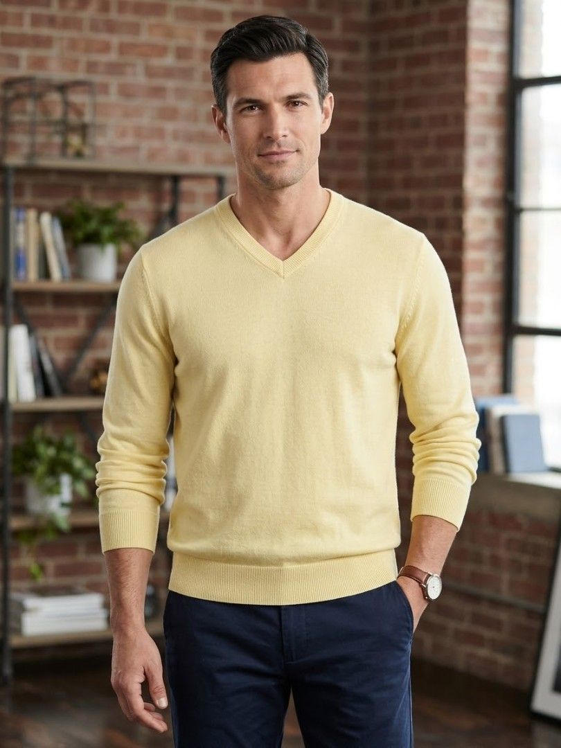 Calvin Klein Cashmere Knit Longsleeve (Category: Tshirts & Polo Shirts ) located in Santa Cruz. Submitted by deenem (Listing ID 1469769708, Image 1). Description: Like New😍👌 No flaws👌 L on Tag Can fit L-XL Asian (Measurements laid flat in inches) Bust:22 Armhole:10.5 Lenght: 27.