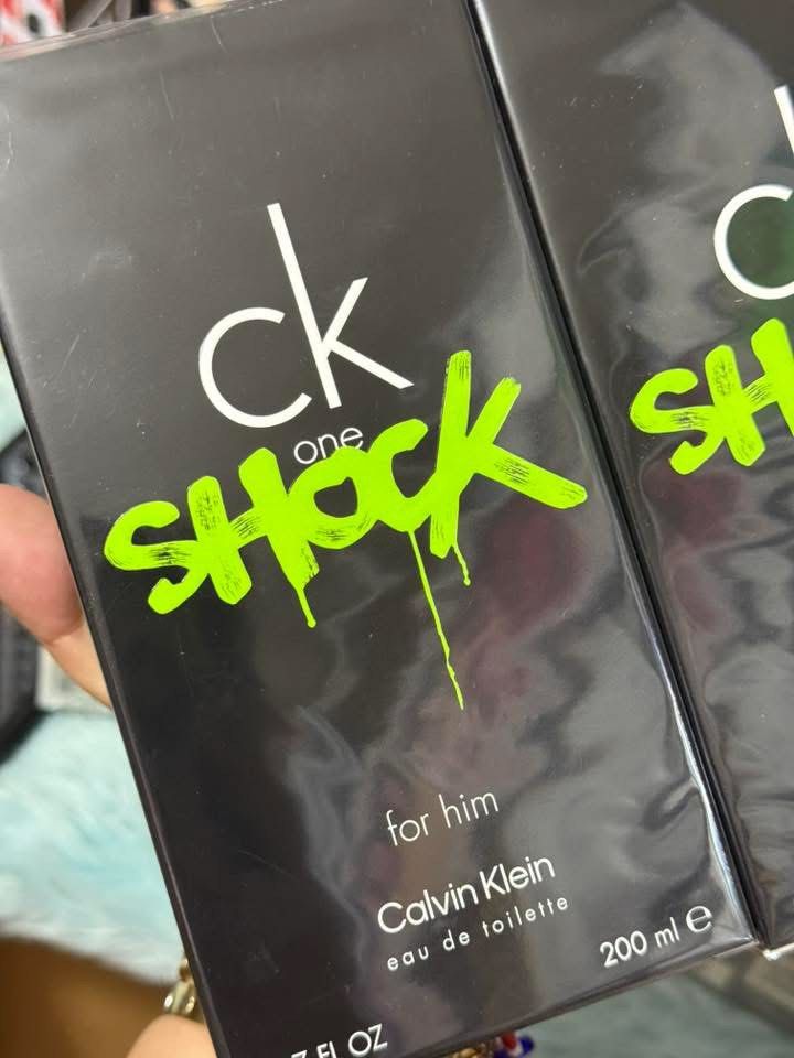 Calvin Klein One Shock EDT (Category: Fragrance & Deodorants) located in Quezon City. Submitted by nichaulz (Listing ID 1469808510, Image 2). Description: PLEASE READ BEFORE MAKING AN OFFER Calvin Klein One Shock for Her & Him (both EDT & 200 ml) • ₱2,450 each All items are 100% original. Please send a message first before placing an offer so I can check the stock availability with the supplier, as stocks do sell out quickly. Shipping will be pro