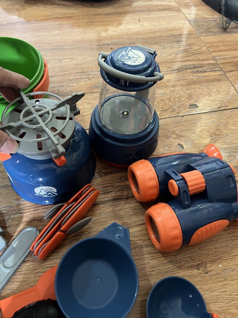 Camping Set Toys (Category: Kids Toys) located in Manila. Submitted by macks_toys (Listing ID 1469882721, Image 3). Description: 📌You may send DM for your inquiries. ✨KINDLY CHECK EACH DETAILS✨ 🔳 From Japan/UK Surplus items 🔳 Working stove 🔳 Flashlight needs new battery --as is 🔳 Pika is free 🔳 Manage your expectations since it’s preloved and from Surplus Items 🔳 WYSIWYG ✨ Thank you! ✨.