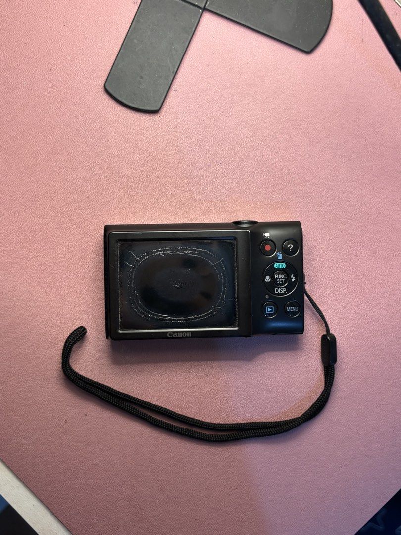 Canon Powershot A2300 IS (Category: Cameras) located in Bacoor. Submitted by eriiaannaaganda (Listing ID 1469858397, Image 3). Description: Canon PowerShot A2300 🏷️2999 issue:lcd burn and mild lens dust Specifications: • 16 MP Resolution • 5x Optical Zoom • 2.7-inch LCD Display • HD Video Recording • Easy-to-use Smart Auto Mode • 9/10 Body Condition with port cover Inclusion -unit -battery -strap -pouch -universal charger 📍Bacoor Cavite.